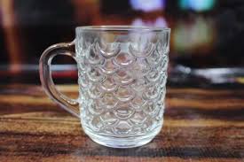 Designer Fish Cut Glass Tea Cup Set