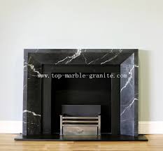 Black Marble Fireplace Hearth