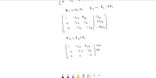 Gauss Jordan Elimination