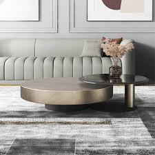 Glass Coffee Table Furniture For Villa