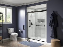 curtain information on glass shower doors