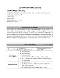 Resume CV Cover Letter  medium size of curriculum vitaeinterior    