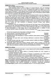Subiecte bac istorie 2021 edu.ro. Subiectele La Istorie Au Fost Publicate Pe Edu Ro