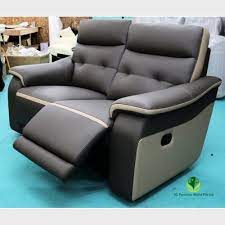 leather double seat recliner sofa sgfw