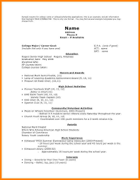 Writing A Resume College Freshman Resume Examples and Writing Tips
