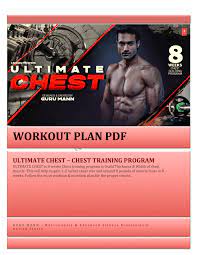 ultimate chest workout plan by guru mann
