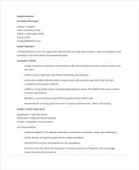 10 Property Manager Resume Templates Pdf Doc Free