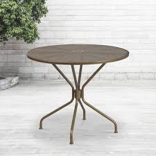 1 4in Round Metal Patio Table