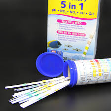 Us 21 39 7 Off Api 5 In 1 Easy Test Strips Ph Gh Kh No2 No3 Test Kit Aquarium Fish Tank Water Test Kit Seawater Or Freshwater Test In Water Quality