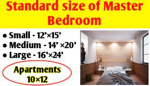 size of master bedroom bedroom size