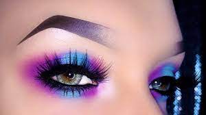 colorful neon makeup tutorial