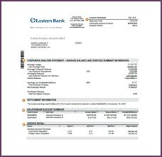 Bank Statement Templates Download Free At Blue Template