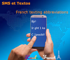 texting in french sms les textos