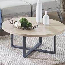 Coffee Table Round Wood Coffee Table