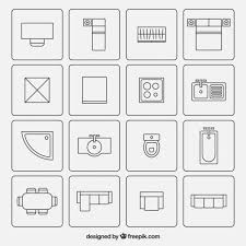 furniture symbols used in architecture