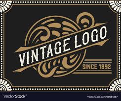 Vintage Logo Template Hotel Restaurant Business