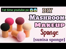 diy mashroom makeup sponge how to