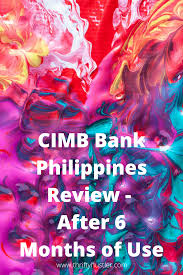 You can find any particular bank cash machine near you, like bank of america or any other bank. Cimb Bank Philippines Review Thrifty Hustler