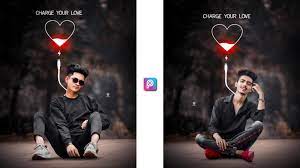 love charging photo editing picsart
