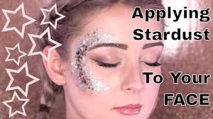 how to apply stardust body glitter to