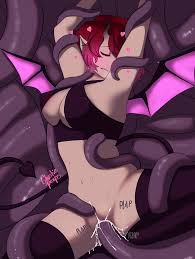 just a female succubus enjoying her tentacles : r consentacles