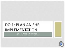 Teach 1 Ehr Implementation With Project Management On Ipad