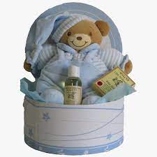 a cuddly bear baby newborn gift basket