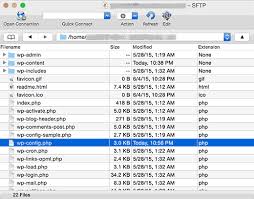 wp config php file in your wordpress site