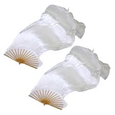 silk fan veil folding fan dance props