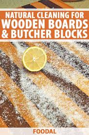 Clean Wood Cutting Boards