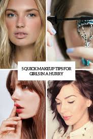 quick makeup tips for s in a hurry