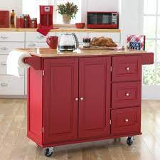 kitchen cart red. furniture kitchen