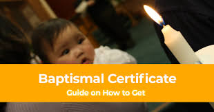 how to get a baptismal certificate in