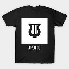 Apollo is a god in greek mythology, and one of the twelve olympians. Apollo Greek Mythology God Symbol Greek Mythology T Shirt Teepublic De