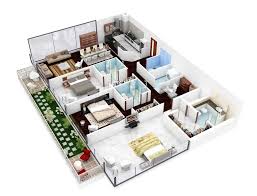 room apartments with modern 3d designs