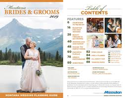 get your free copy of montana brides grooms 2019 weddings missoula