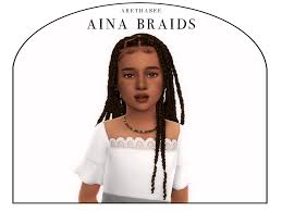 the sims resource aina braids children