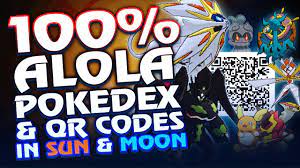 100% COMPLETE ALOLA POKEDEX + QR CODES IN POKEMON SUN & MOON! ALL FORMS,  LEGENDS, & EVOLUTIONS! - YouTube