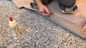 how to seal a carpet seam you