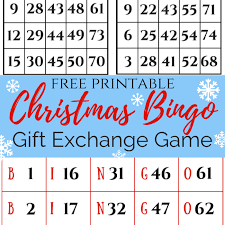 53, 46, 26, 64, 74, 56, 20, 12, 30, 34. Christmas Bingo Gift Exchange Game December Pin Challenge My Pinterventures