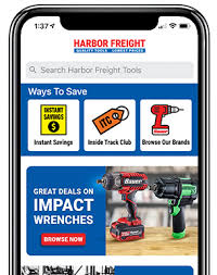 Upgraded gallery version which allows the app to utilize the phone's full brightness when viewing the coupon list. Download The Harbor Freight Tools App Harbor Freight Coupons