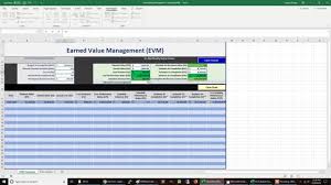 Dynamic Earned Value Management Evm Chart Using Vba