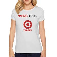 Womens Cvs Health Target Short Sleeve T Shirts Crew Neck