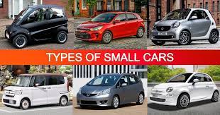 types of small cars names of small