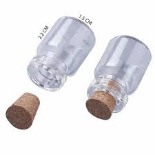 Miniature Glass Vial Bottles With Cork