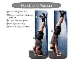 handstand push up with our technique