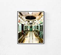 New York City Subway Photography Green