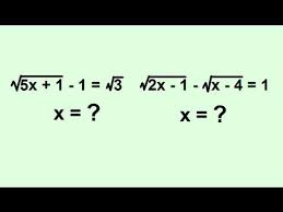 Solving Equations With Radicals Square