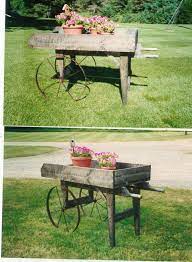 Wooden Vendor Cart
