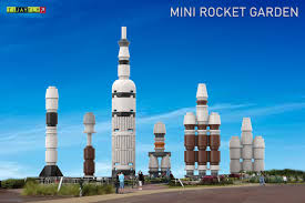 lego moc mini rocket garden by tijayfly
